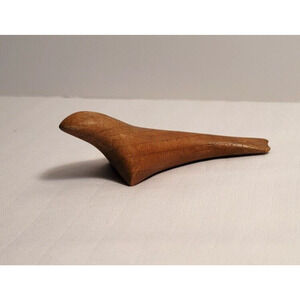 Walnut Minimalist Animal Carvings Alan Middleton Canada Signed